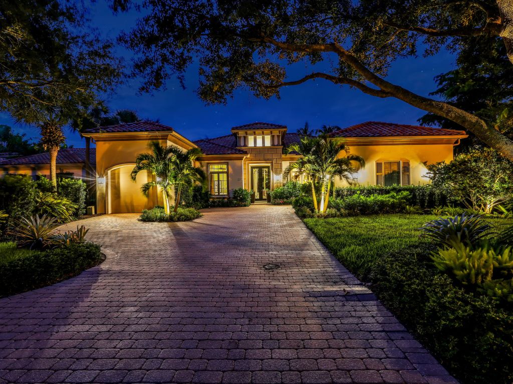 2245 Miramonte Court at twilight
